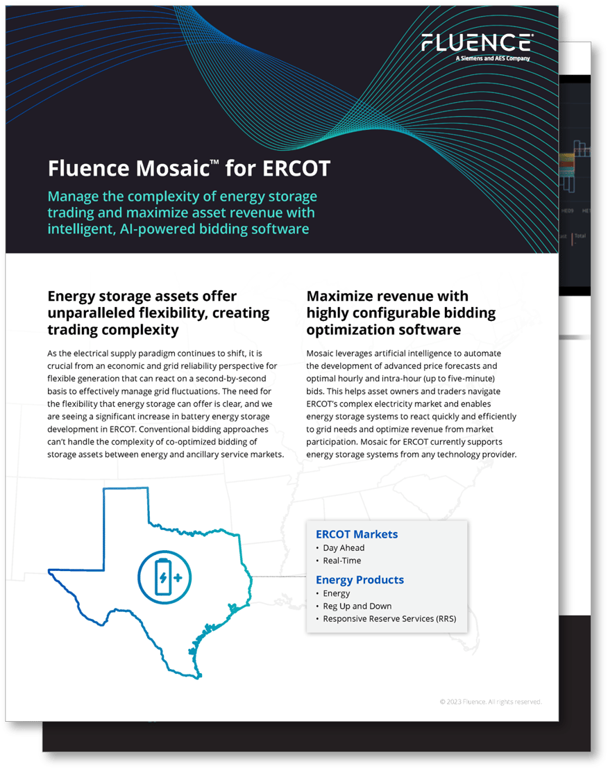Download the Fluence Mosaic for ERCOT Brochure